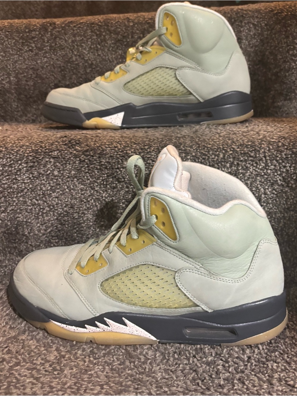 Nike Air Jordan 5 Jade Horizon size 13 Green/Black and Yellow Tones